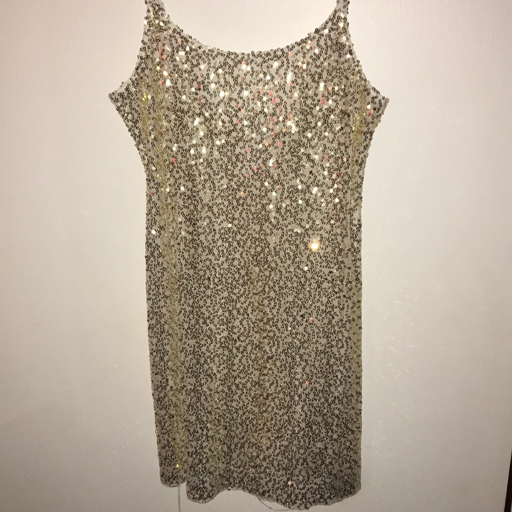 Free People long tank sheer sequin